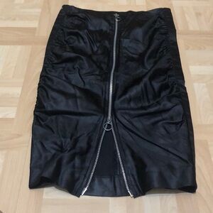 Miss Sixty Luxury black Satin skirt